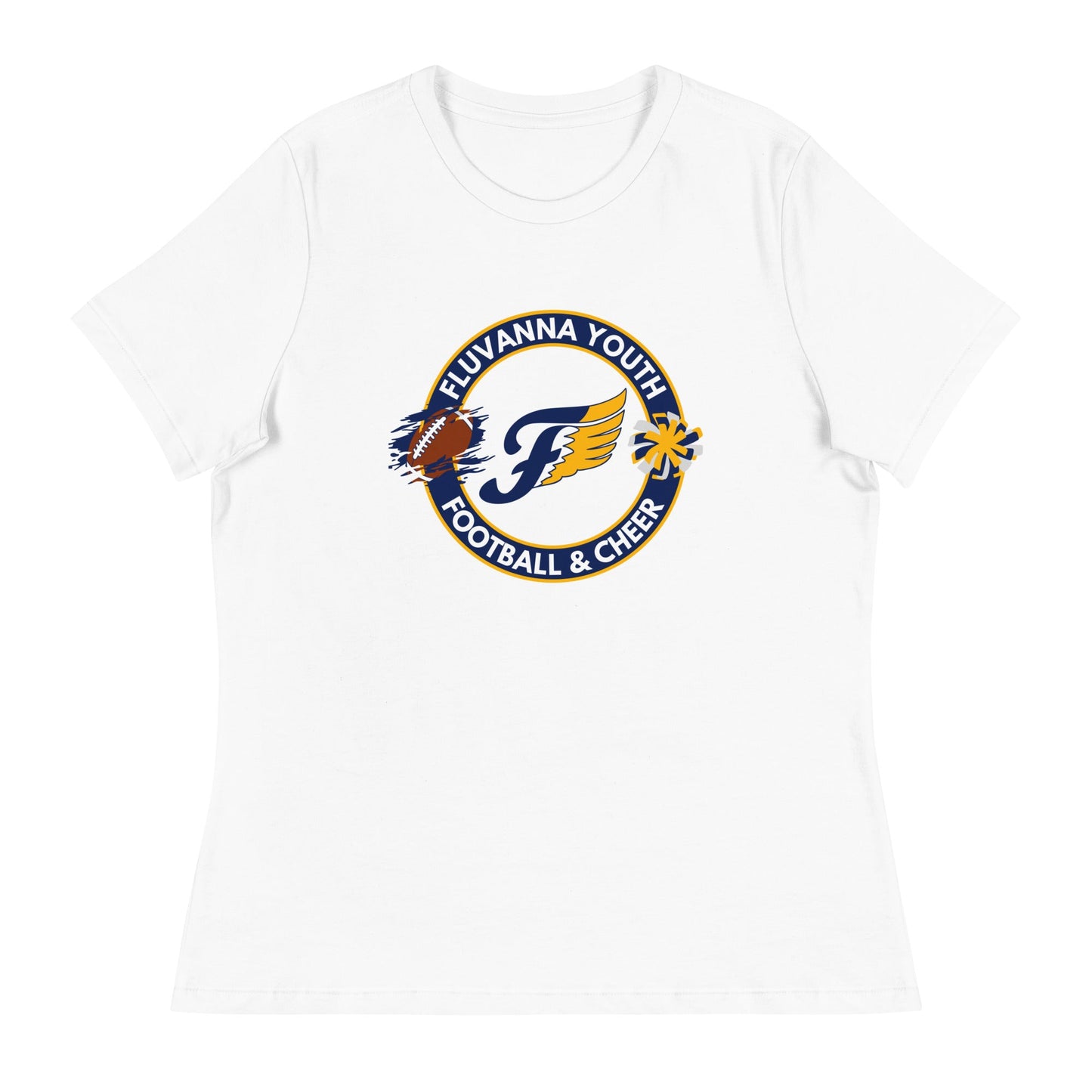 Performance | Women's Relaxed T Shirt | Fluvanna Youth Football and Cheer | Badge Logo