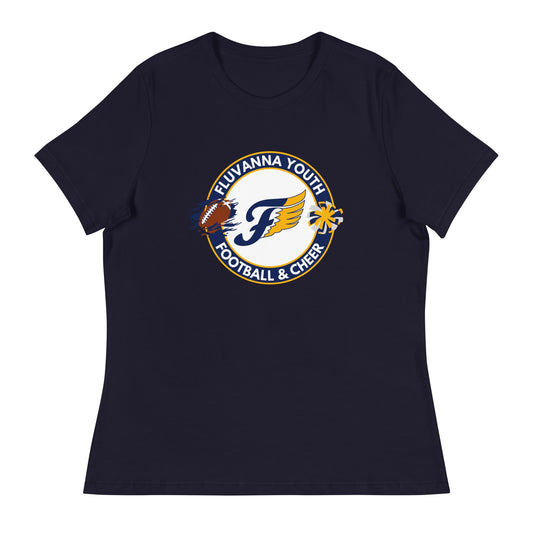 Performance | Women's Relaxed T Shirt | Fluvanna Youth Football and Cheer | Badge Logo