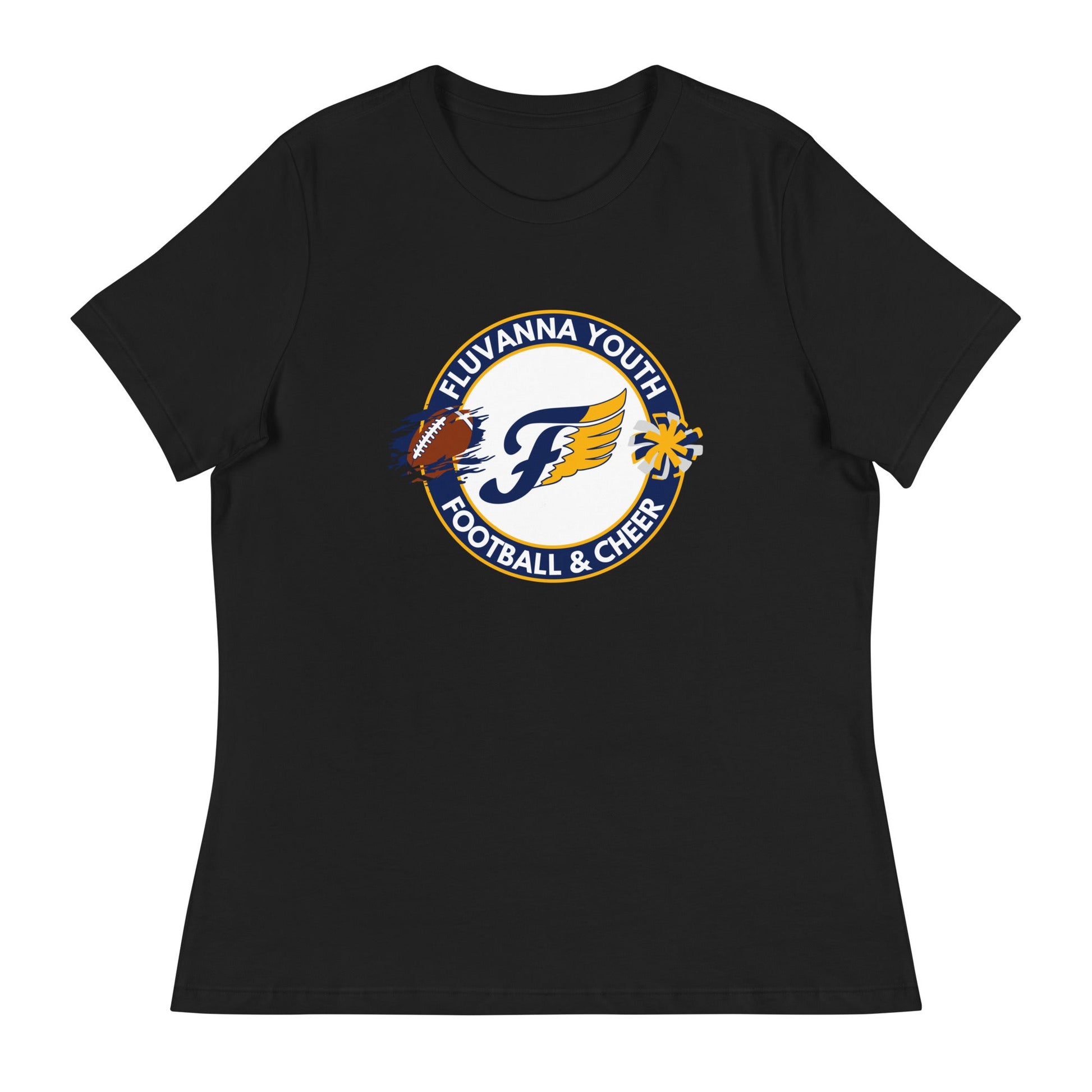 Performance | Women's Relaxed T Shirt | Fluvanna Youth Football and Cheer | Badge Logo