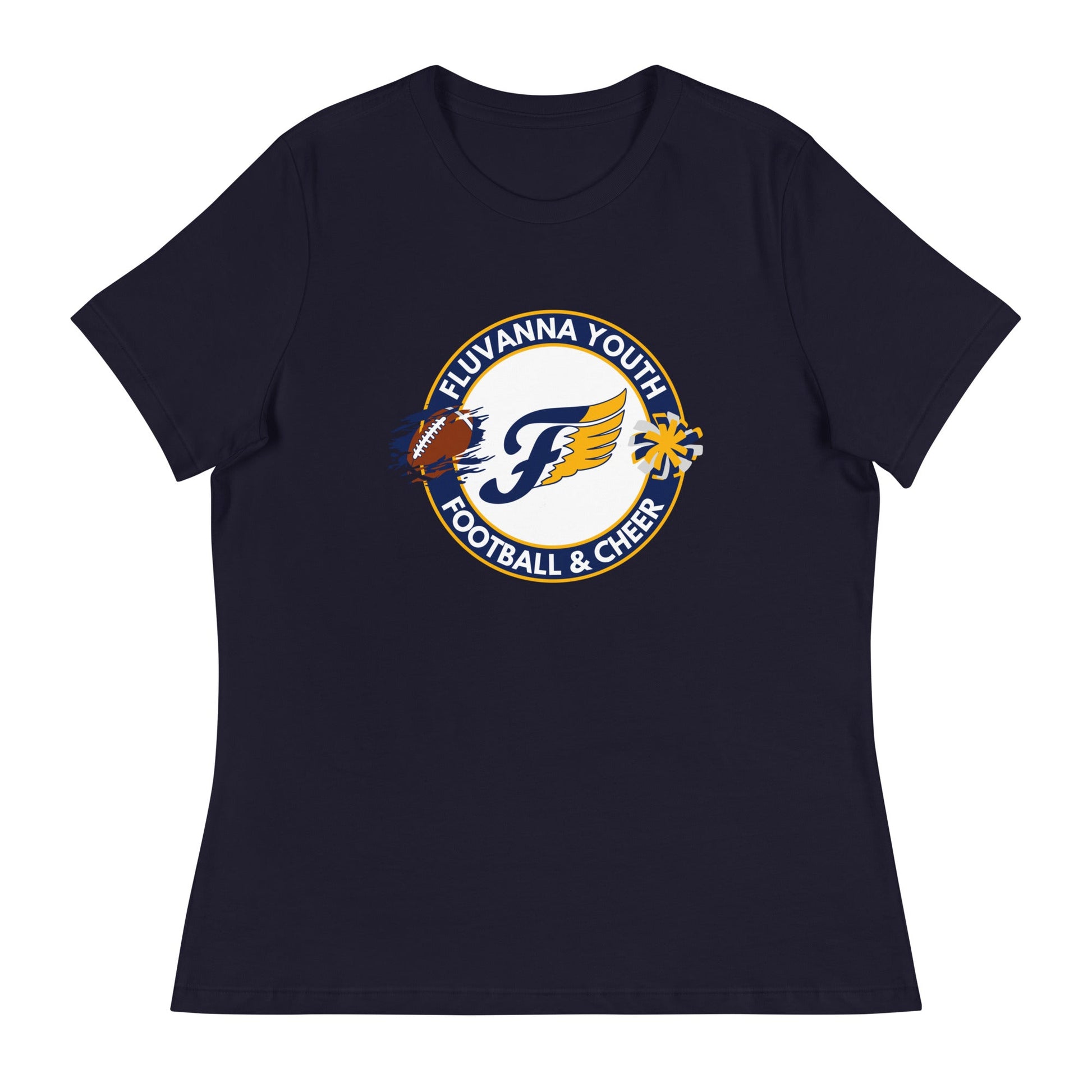 Performance | Women's Relaxed T Shirt | Fluvanna Youth Football and Cheer | Badge Logo