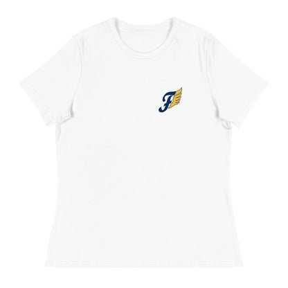 Performance | Women's Relaxed T Shirt | Fluvanna Youth Football and Cheer | Crest Logo