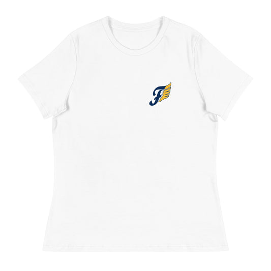 Performance | Women's Relaxed T Shirt | Fluvanna Youth Football and Cheer | Crest Logo