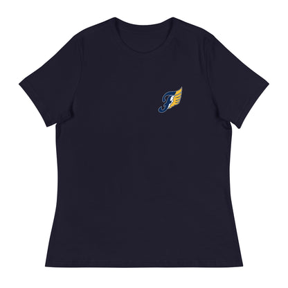 Performance | Women's Relaxed T Shirt | Fluvanna Youth Football and Cheer | Crest Logo