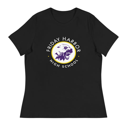 Performance | Women's Relaxed T Shirt | Friday Harbor Girls Basketball | Alt Logo