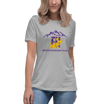 Performance | Women's Relaxed T Shirt | Friday Harbor High School Mountaineers Club | Mountaineers Logo