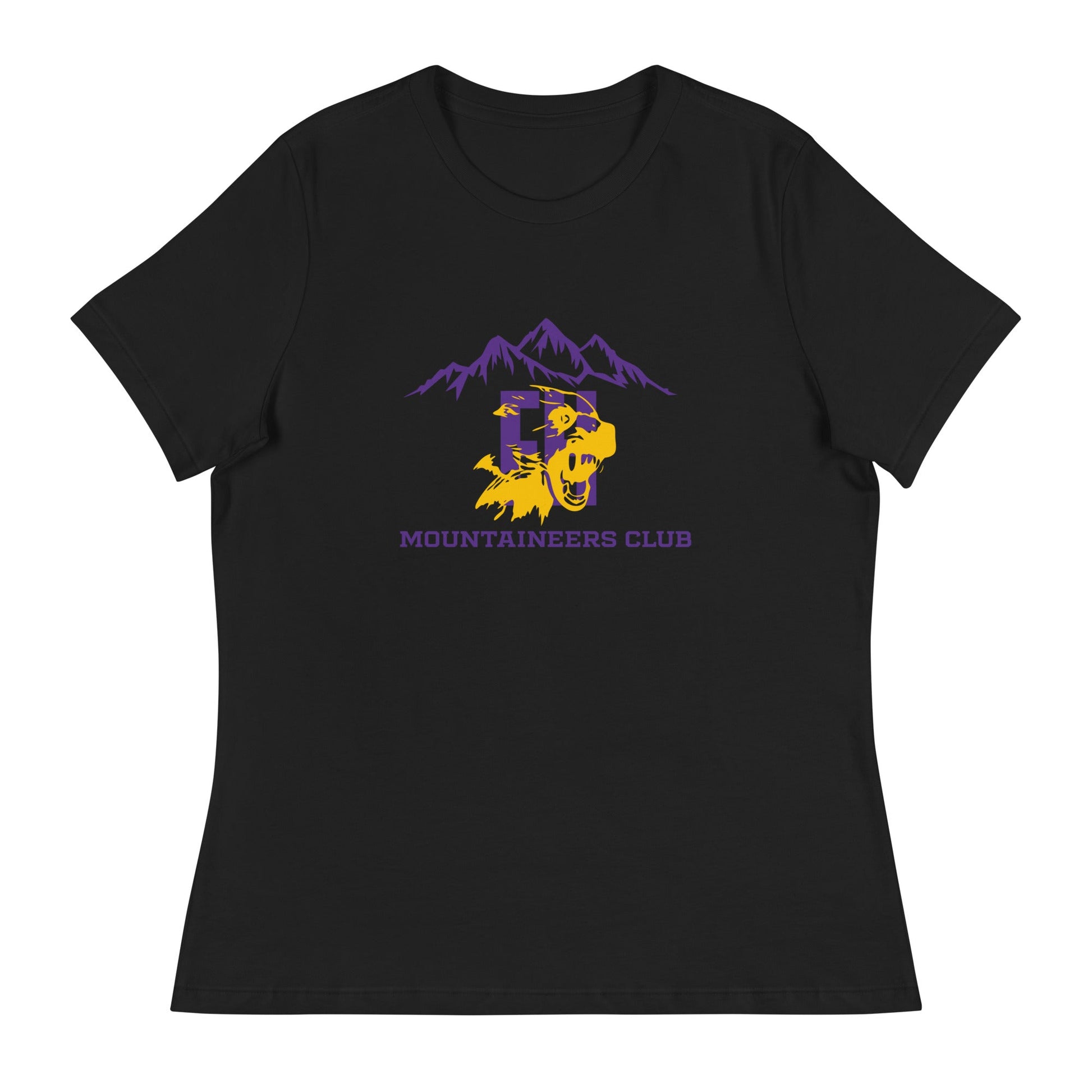 Performance | Women's Relaxed T Shirt | Friday Harbor High School Mountaineers Club | Mountaineers Logo