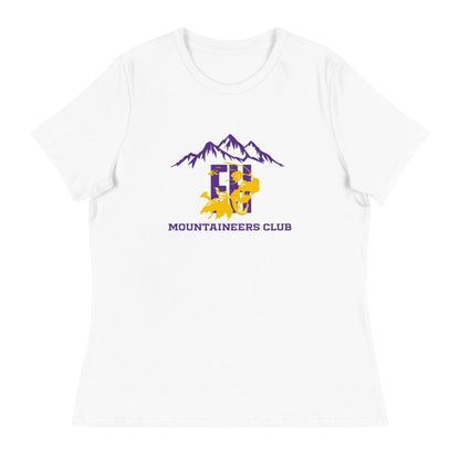 Performance | Women's Relaxed T Shirt | Friday Harbor High School Mountaineers Club | Mountaineers Logo