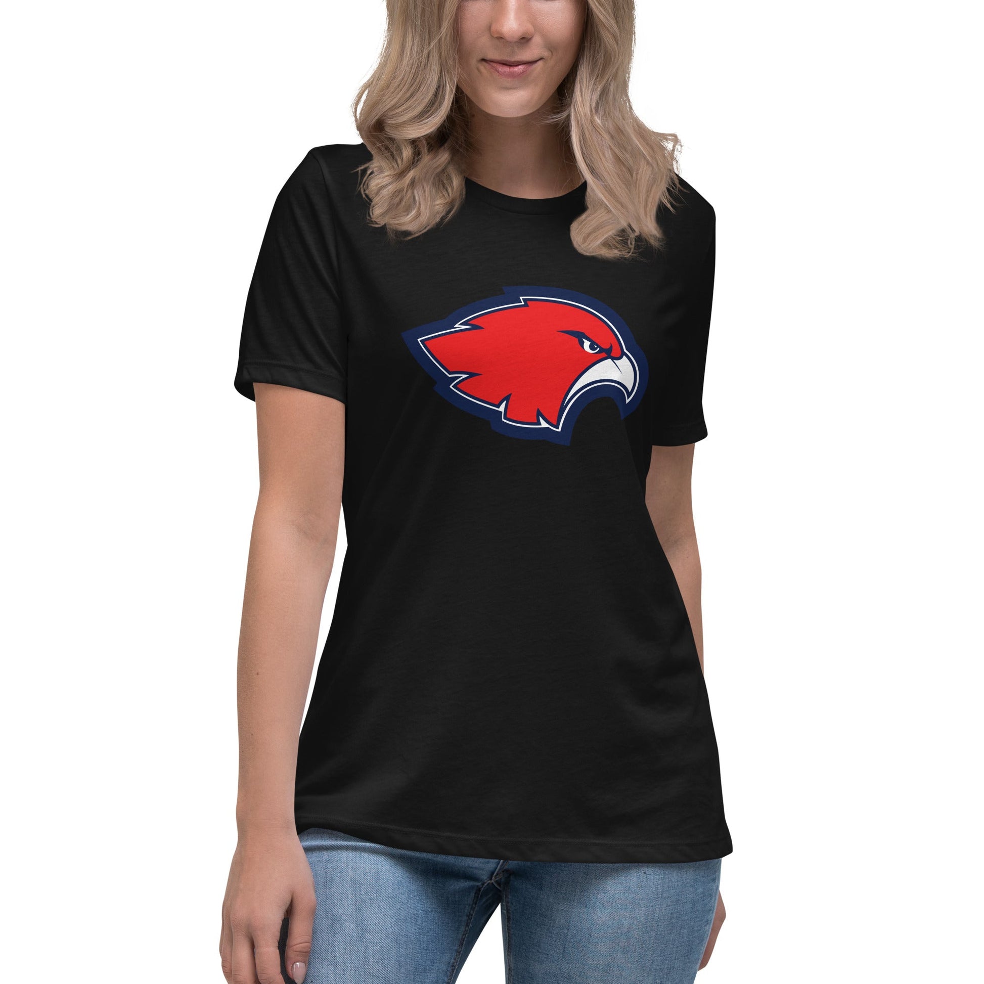 Performance | Women's Relaxed T Shirt | Frontier softball | Mascot Logo