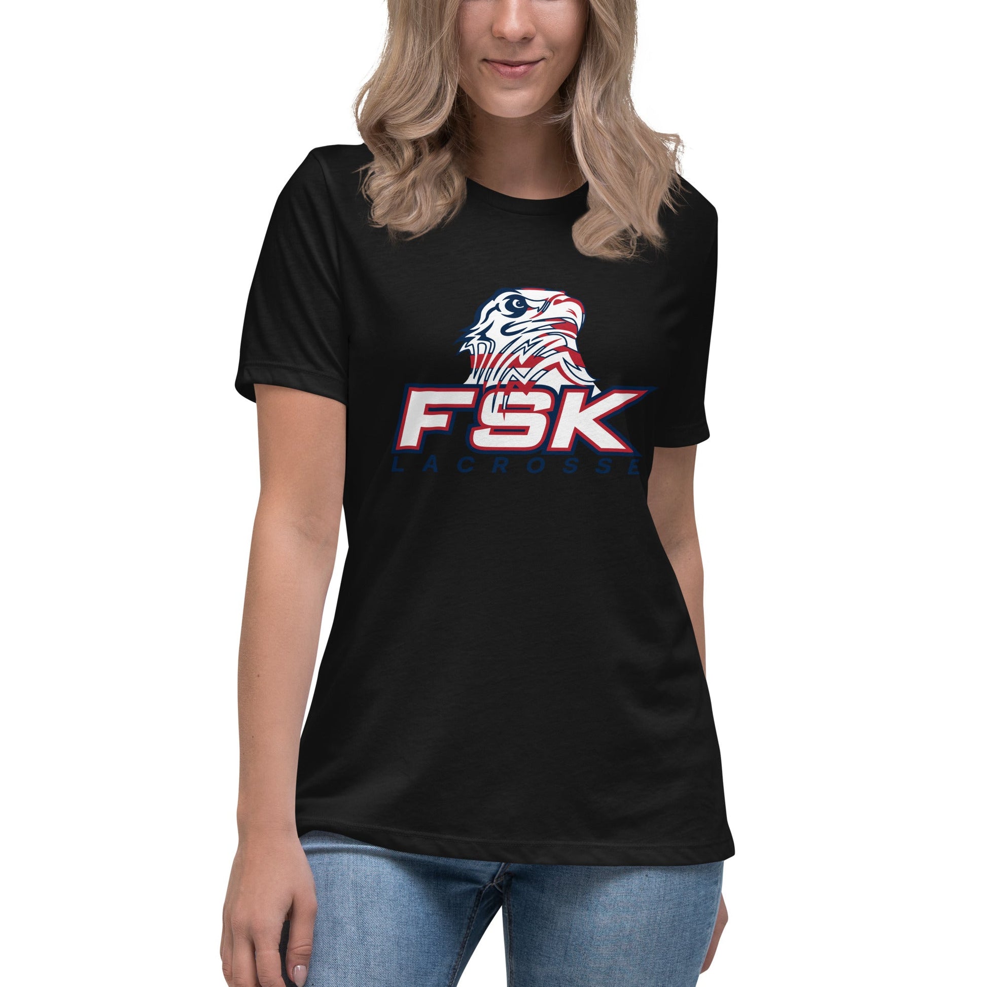 Performance | Women's Relaxed T Shirt | FSK Eagles Girls Lacrosse
