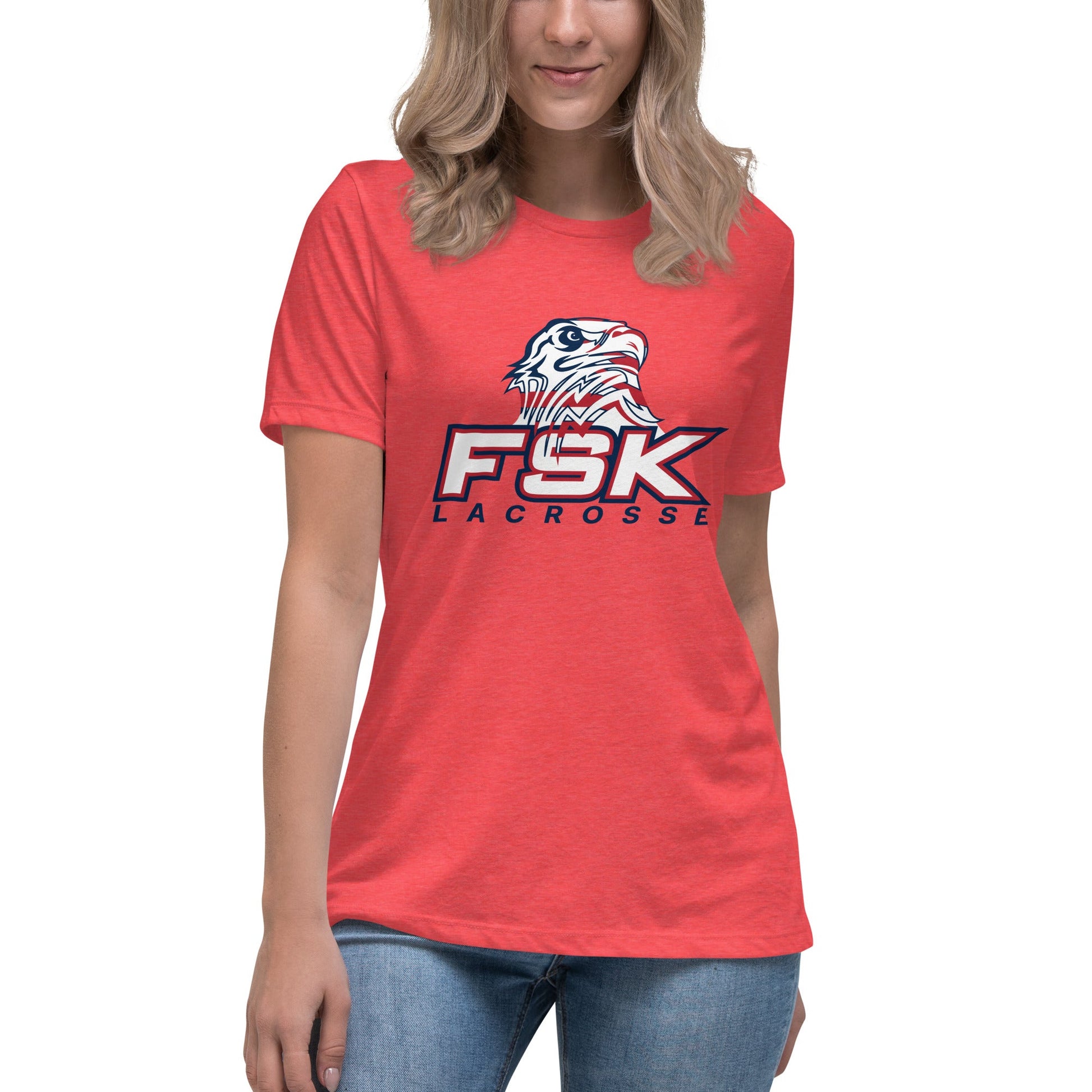 Performance | Women's Relaxed T Shirt | FSK Eagles Girls Lacrosse