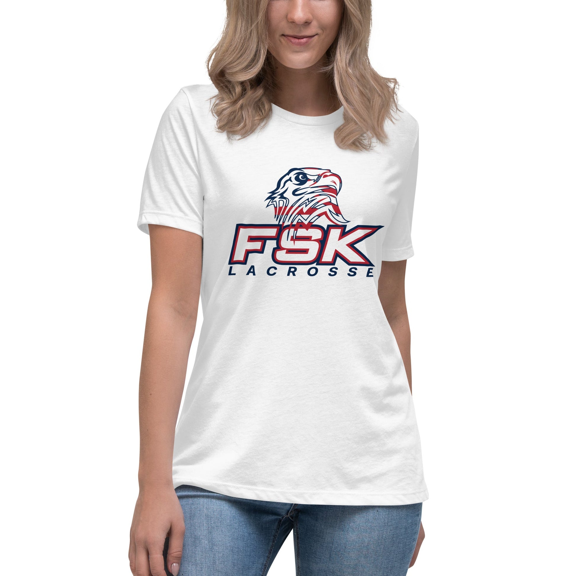Performance | Women's Relaxed T Shirt | FSK Eagles Girls Lacrosse
