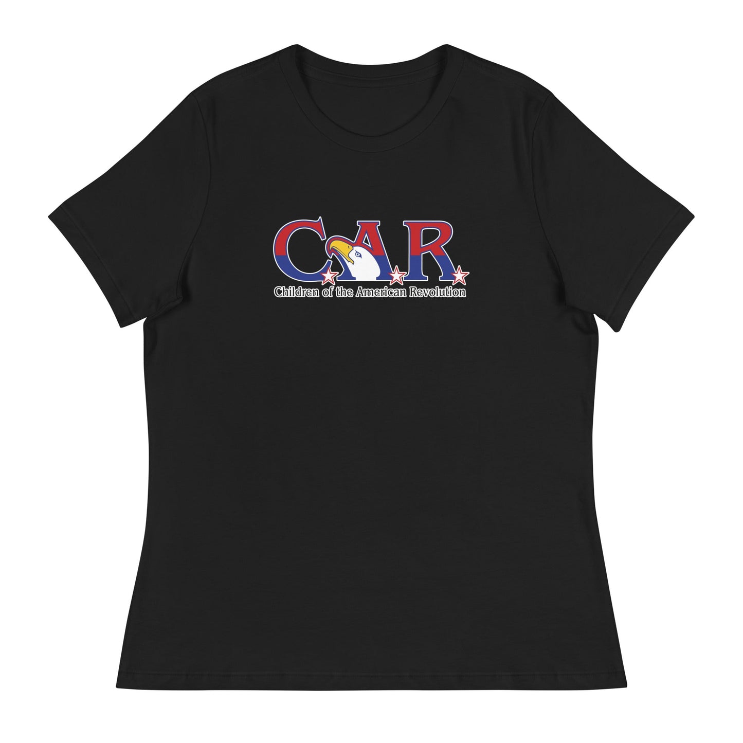 Performance | Women's Relaxed T Shirt | Georgia State Society Children of the American Revolution | Mark Logo