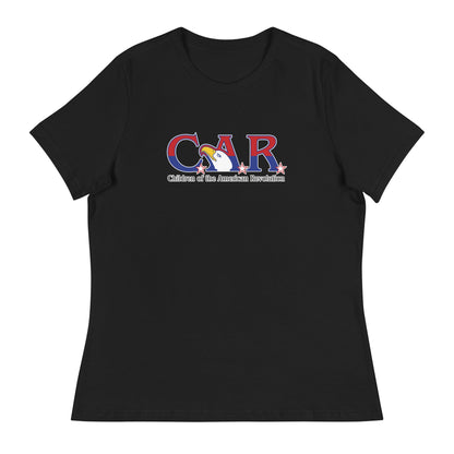 Performance | Women's Relaxed T Shirt | Georgia State Society Children of the American Revolution | Mark Logo