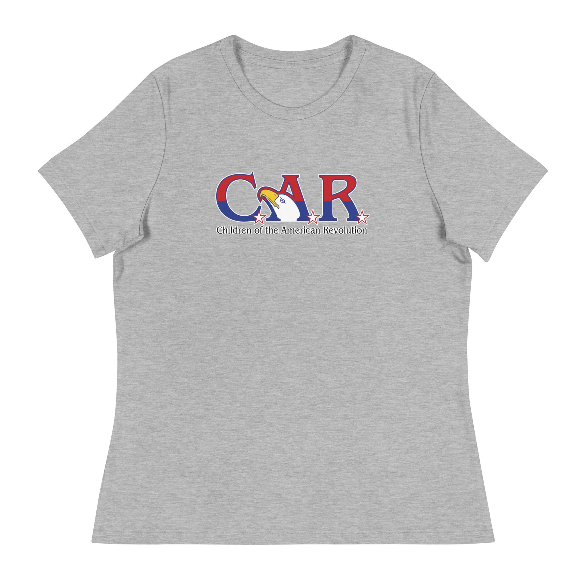 Performance | Women's Relaxed T Shirt | Georgia State Society Children of the American Revolution | Mark Logo