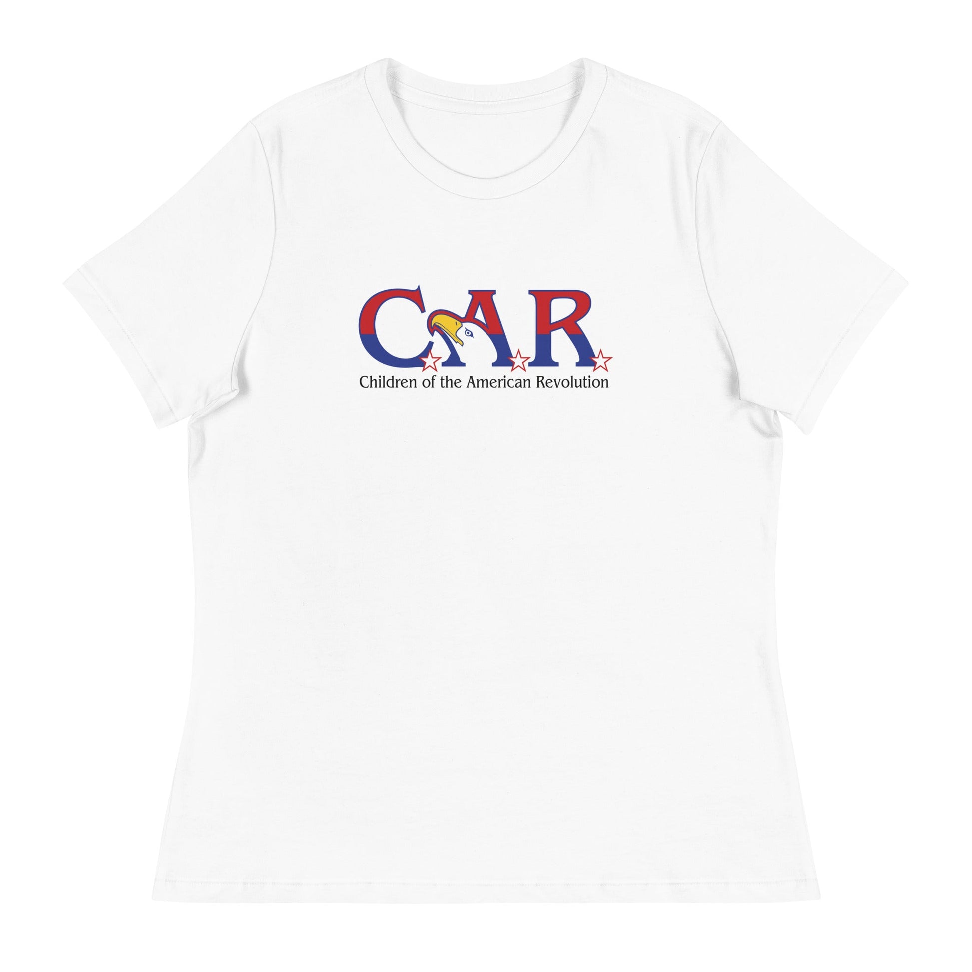 Performance | Women's Relaxed T Shirt | Georgia State Society Children of the American Revolution | Mark Logo
