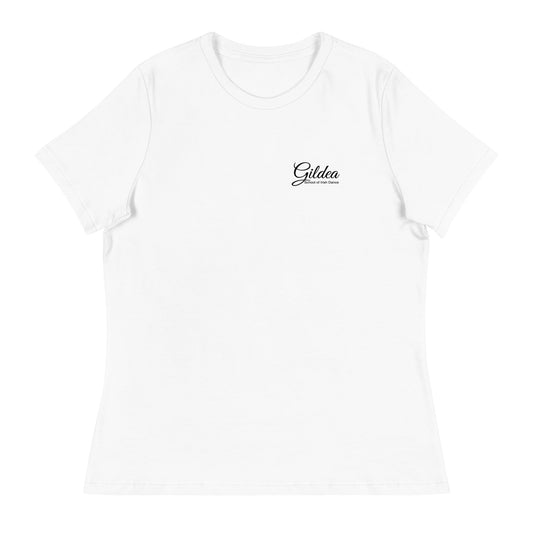 Performance | Women's Relaxed T Shirt | Gildea School of Irish Dance | Gildea Logo