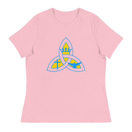 Performance | Women's Relaxed T Shirt | God’s Angels | Crest Logo