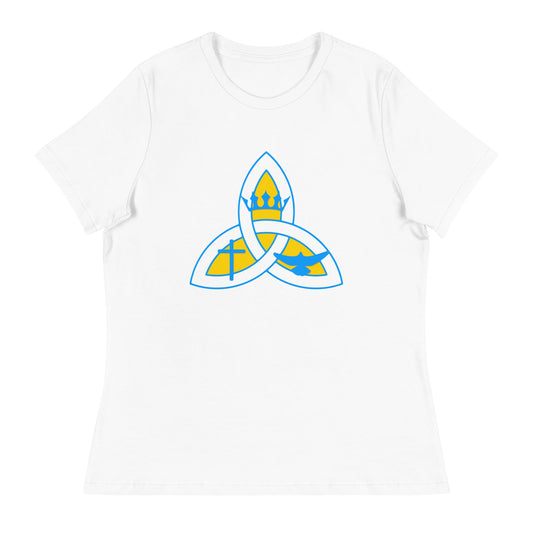 Performance | Women's Relaxed T Shirt | God’s Angels | Crest Logo