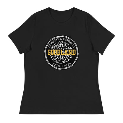 Performance | Women's Relaxed T Shirt | Goodland Youth Cheer | Badge Logo