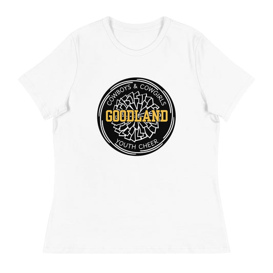 Performance | Women's Relaxed T Shirt | Goodland Youth Cheer | Badge Logo