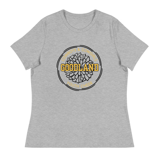 Performance | Women's Relaxed T Shirt | Goodland Youth Cheer | Crest Logo