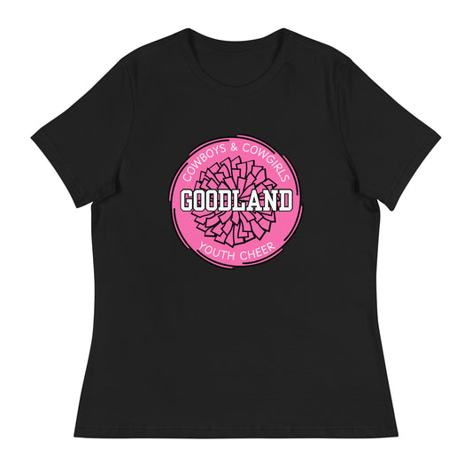 Performance | Women's Relaxed T Shirt | Goodland Youth Cheer | Vanguard Logo