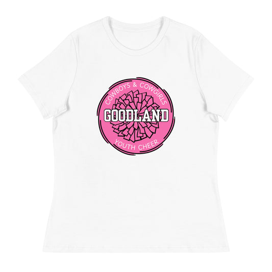 Performance | Women's Relaxed T Shirt | Goodland Youth Cheer | Vanguard Logo