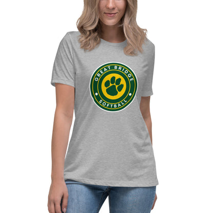 Performance | Women's Relaxed T Shirt | Great Bridge Softball Booster | Badge Logo