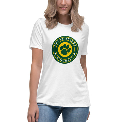 Performance | Women's Relaxed T Shirt | Great Bridge Softball Booster | Badge Logo