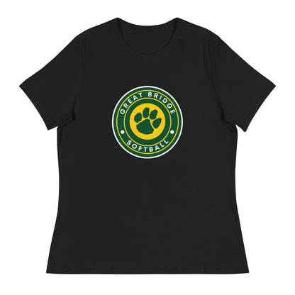 Performance | Women's Relaxed T Shirt | Great Bridge Softball Booster | Badge Logo