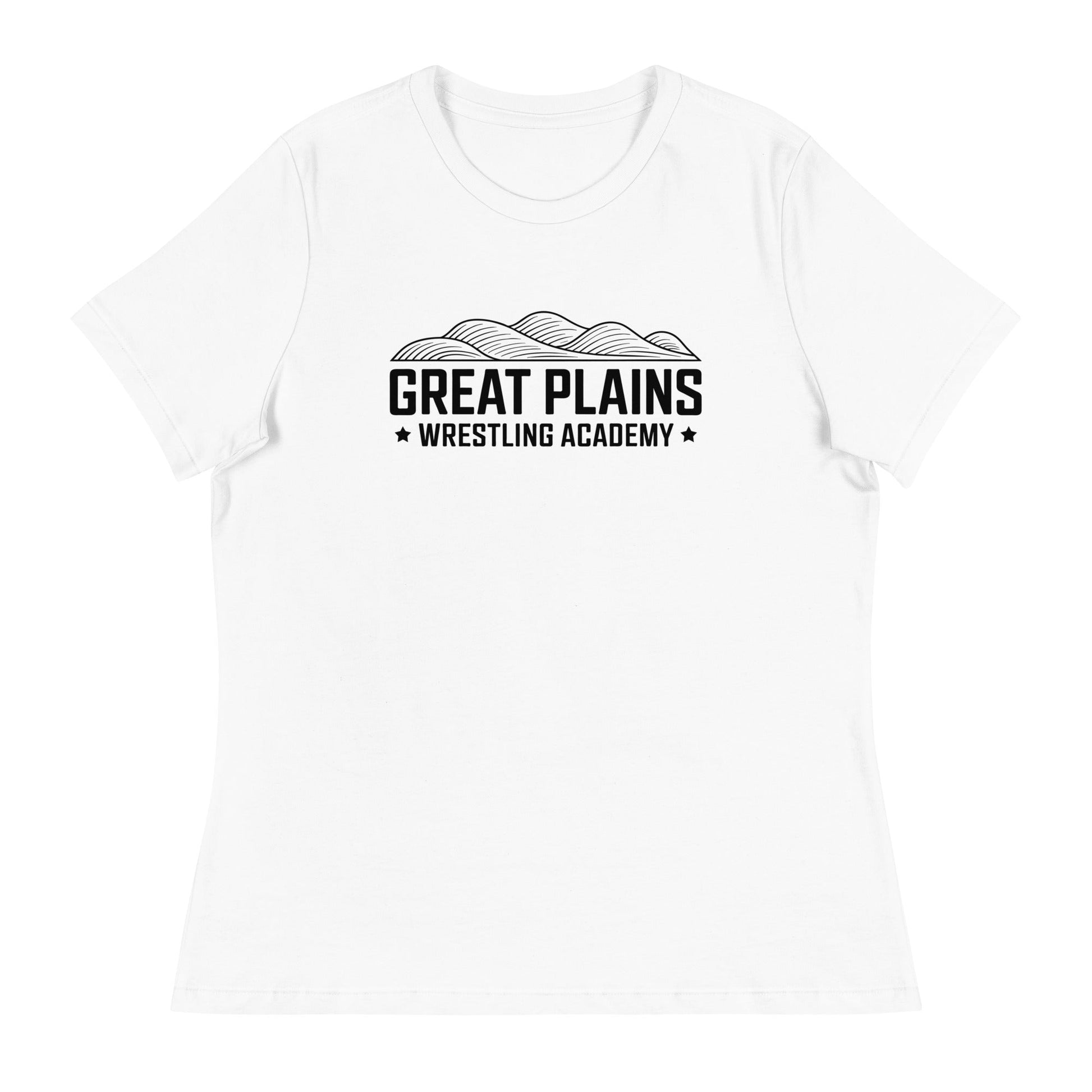 Performance | Women's Relaxed T Shirt | Great Plains Wrestling Academy | Crest Logo