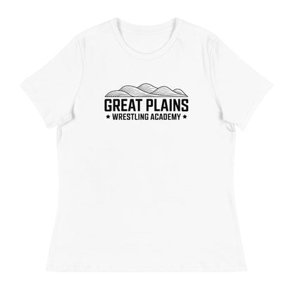 Performance | Women's Relaxed T Shirt | Great Plains Wrestling Academy | Crest Logo