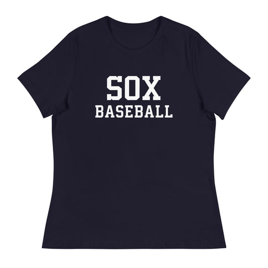 Performance | Women's Relaxed T Shirt | Greenville Sox | Lettermark Logo