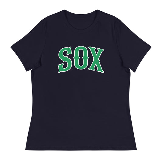 Performance | Women's Relaxed T Shirt | Greenville Sox | Script Logo