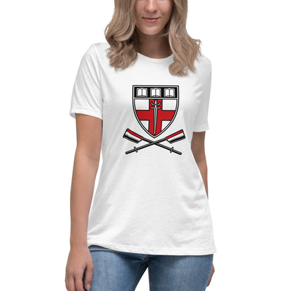 Performance | Women's Relaxed T Shirt | Groton Girls Crew | Shield Logo