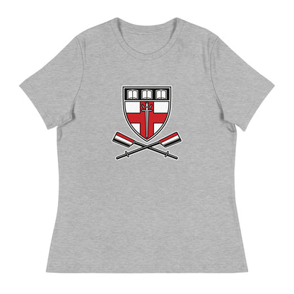 Performance | Women's Relaxed T Shirt | Groton Girls Crew | Shield Logo