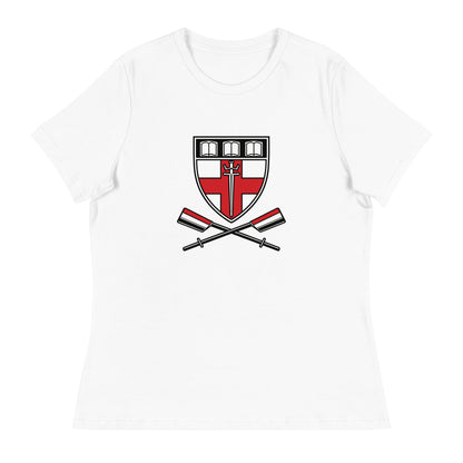 Performance | Women's Relaxed T Shirt | Groton Girls Crew | Shield Logo