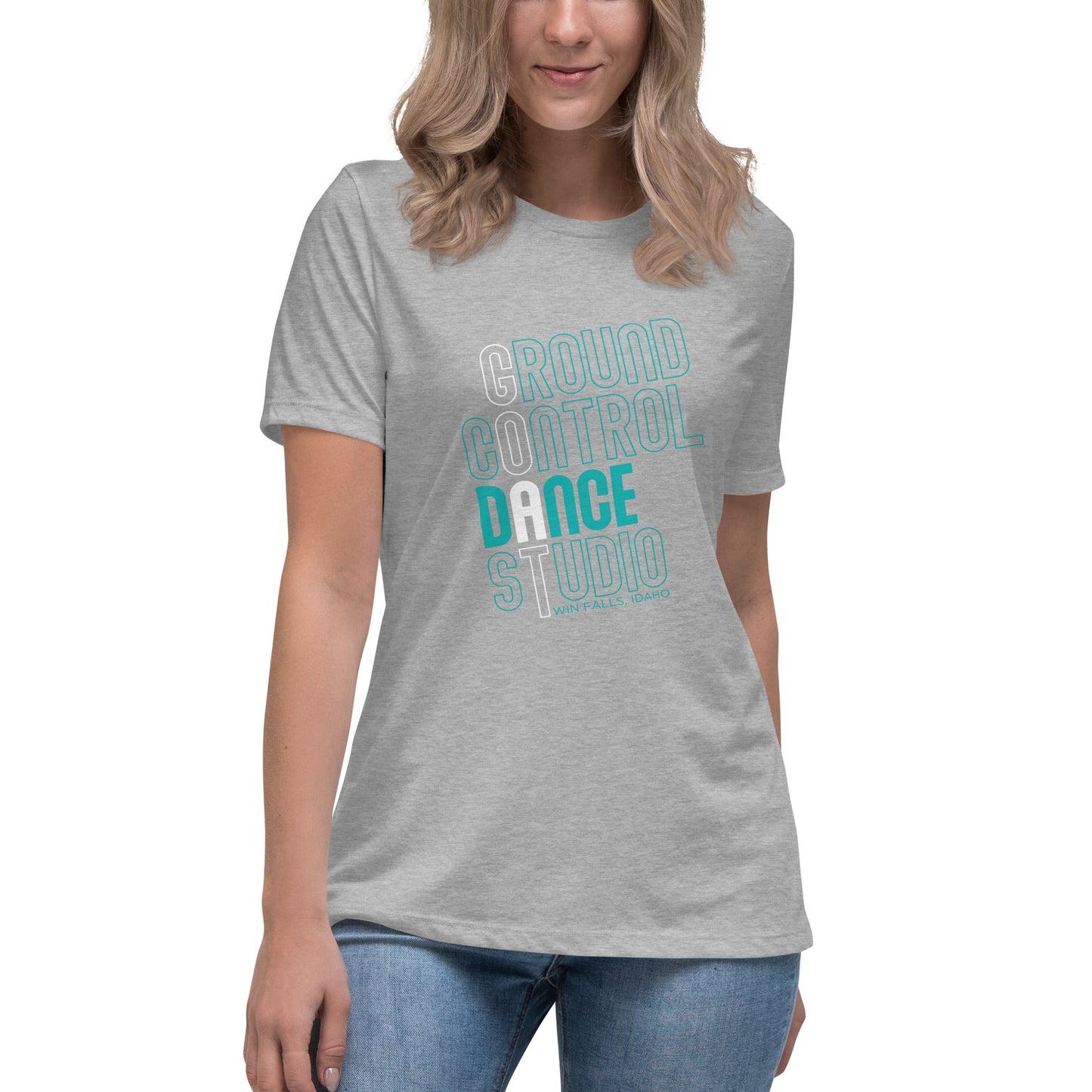 Performance | Women's Relaxed T Shirt | Ground Control Studio | Alt Logo