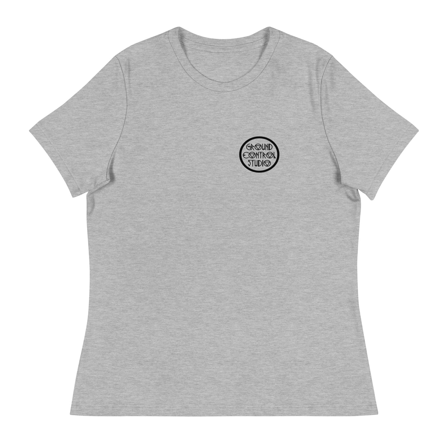 Performance | Women's Relaxed T Shirt | Ground Control Studio | Badge Logo