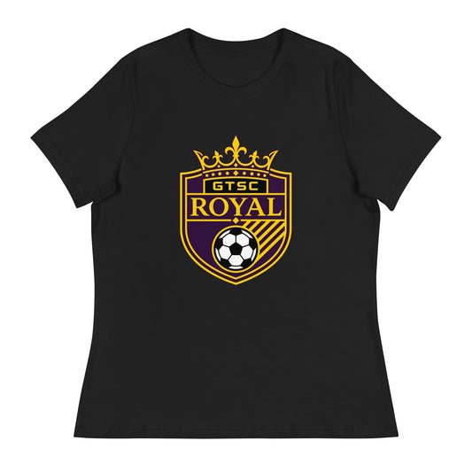 Performance | Women's Relaxed T Shirt | GTSC Royal | Shield Logo