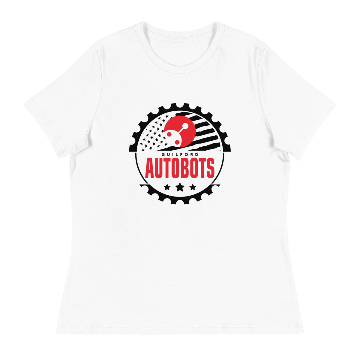 Performance | Women's Relaxed T Shirt | Guilford Autobots | Emblem Logo