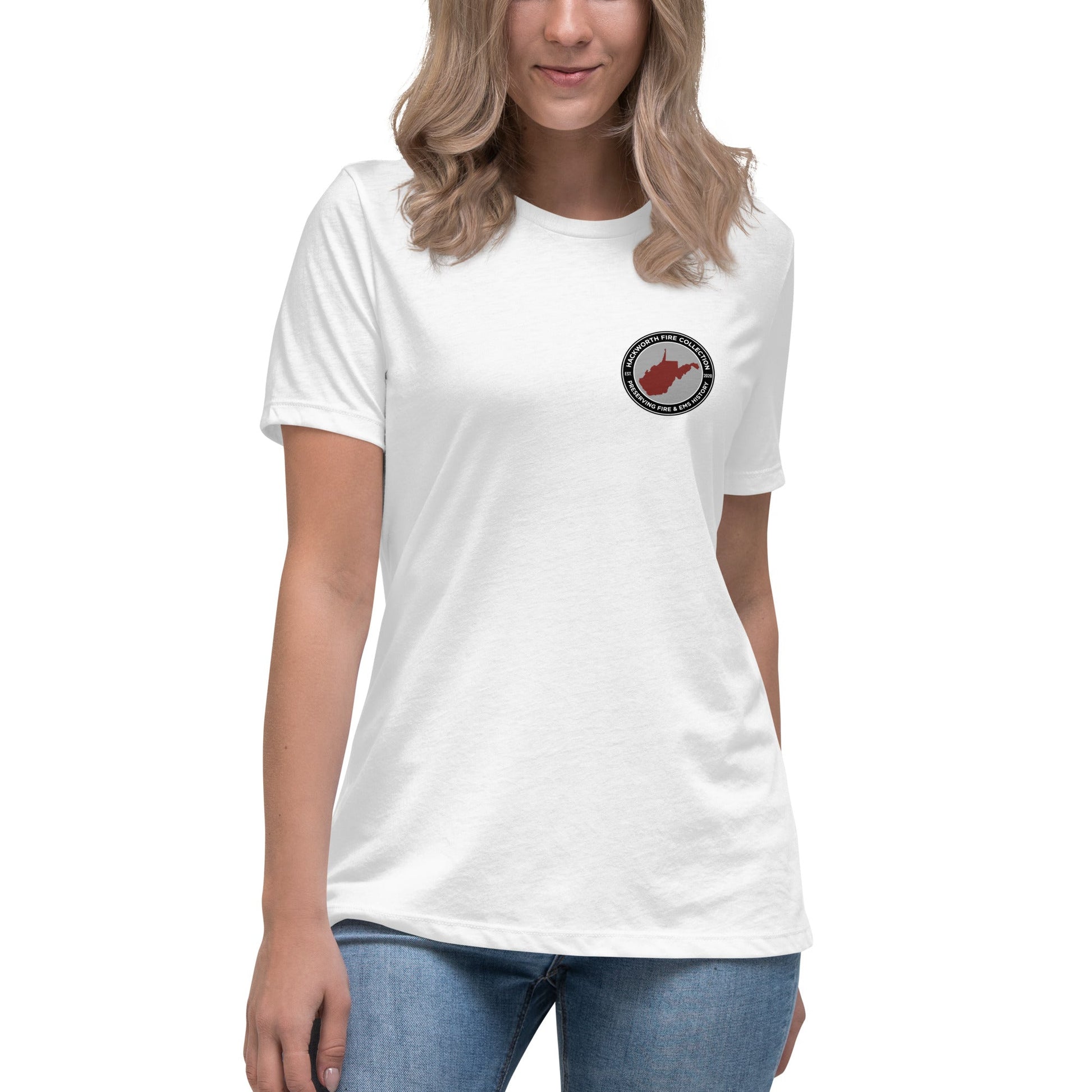 Performance | Women's Relaxed T Shirt | Hackworth Fire Collection | Badge Logo