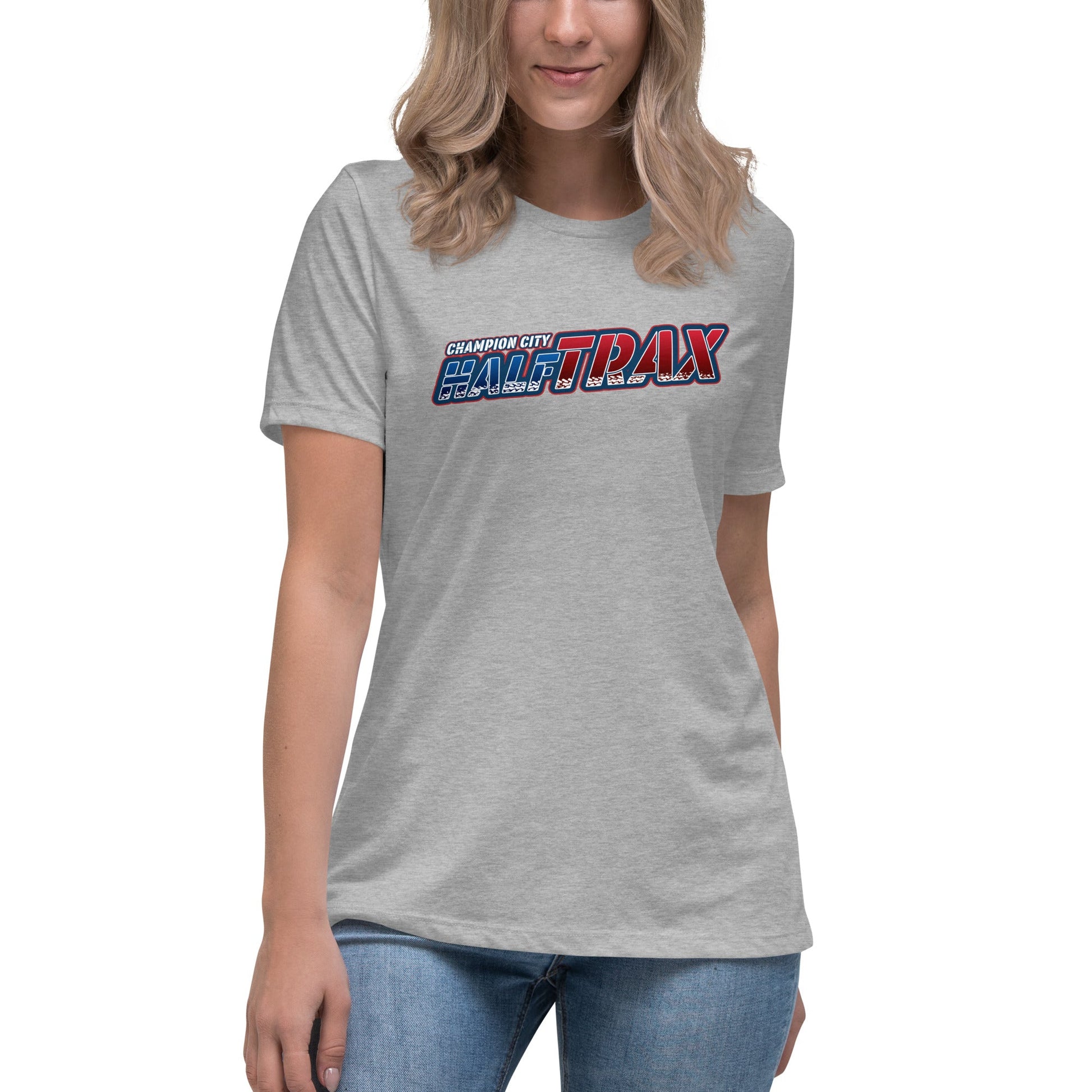 Performance | Women's Relaxed T Shirt | Half Trax Baseball | Alt Logo