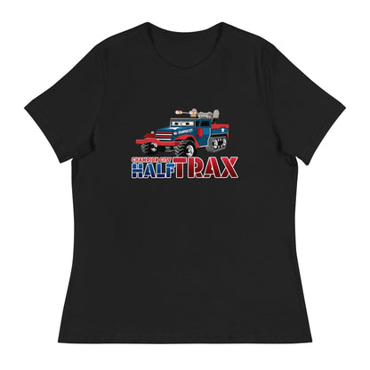 Performance | Women's Relaxed T Shirt | Half Trax Baseball | Mascot Logo