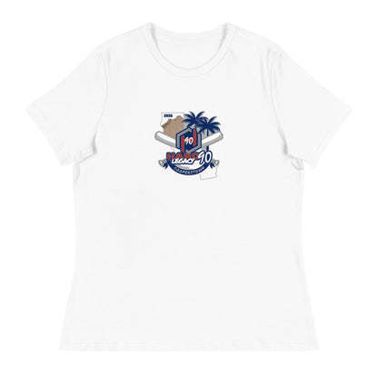 Performance | Women's Relaxed T Shirt | Hard 90 Legacy | Badge Logo