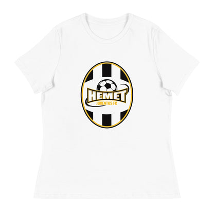 Performance | Women's Relaxed T Shirt | Hemet Juventus | Crest Logo