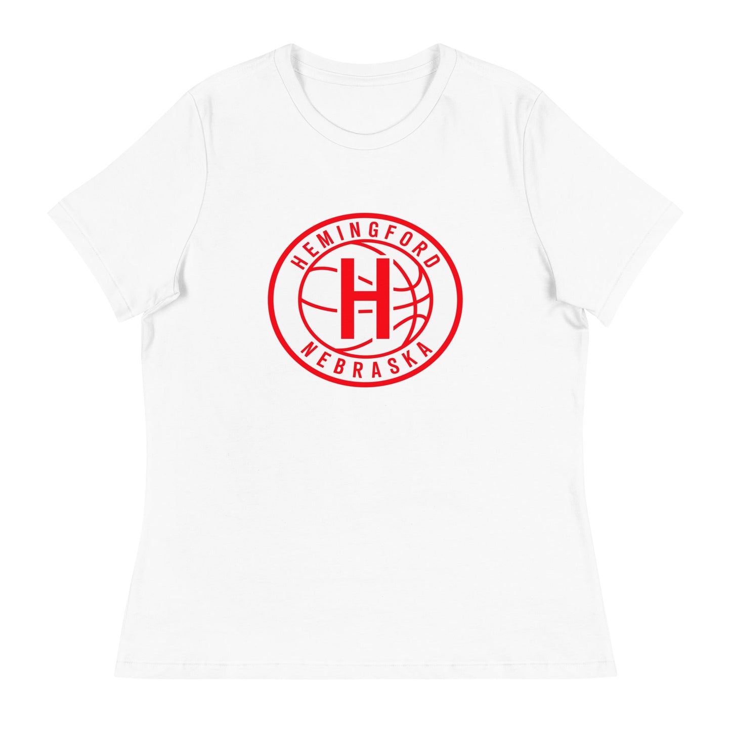 Performance | Women's Relaxed T Shirt | Hemingford Bobcats | Alt Badge Logo