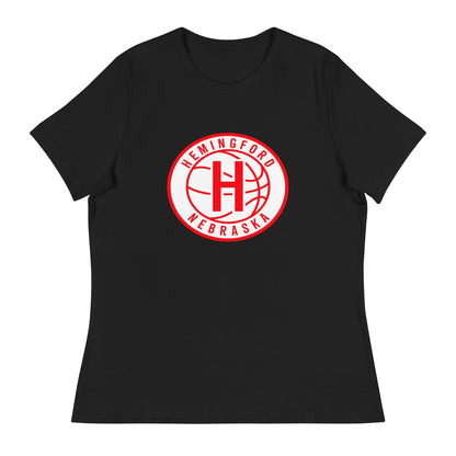 Performance | Women's Relaxed T Shirt | Hemingford Bobcats | Alt Badge Logo
