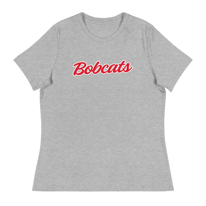 Performance | Women's Relaxed T Shirt | Hemingford Bobcats | Script Logo
