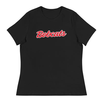 Performance | Women's Relaxed T Shirt | Hemingford Bobcats | Script Logo